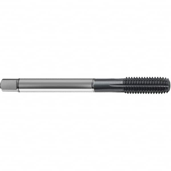 Guhring - 5/8-18 UNF 2BX H9/H10 Thread Limit Modified Bottoming Thread Forming Tap - High Speed Steel, TiCN Finish, 3.937" OAL, Right Hand Thread, Series 4378 - Makers Industrial Supply