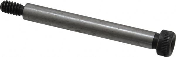 Value Collection - 1/4" Shoulder Diam x 2" Shoulder Length, #10-24 UNC, Hex Socket Shoulder Screw - 4140 Alloy Steel, Uncoated, 3/16" Head Height x 3/8" Head Diam - Makers Industrial Supply