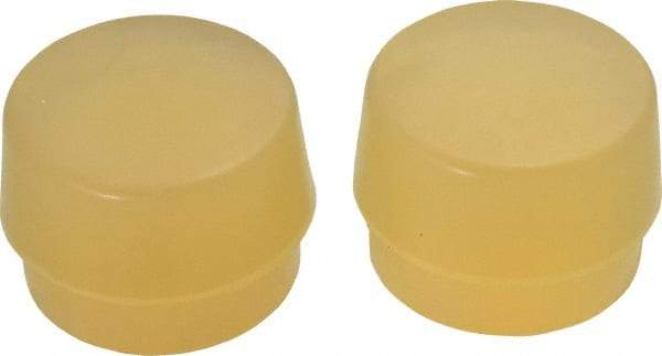 Garland - 2" Face Diam, Grade Soft, Natural Soft Face Hammer Tip - Urethane - Makers Industrial Supply