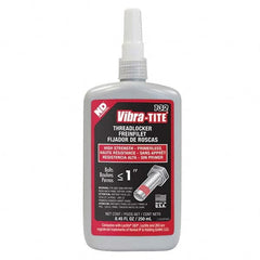 Vibra-Tite - 250 mL Bottle, Red, High Strength Primerless Threadlocker - Makers Industrial Supply