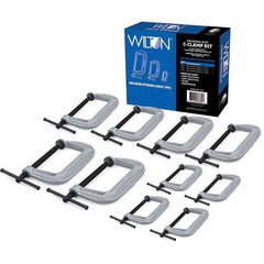 Wilton - C-Clamp & Cantilever Clamp Sets Clamp Type: Standard C-Clamp Type: Adjustable Clamp Set - Makers Industrial Supply