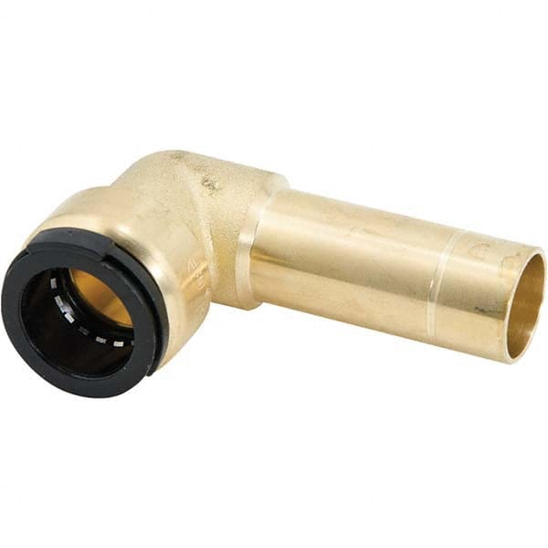 Watts - Metal Push-To-Connect Tube Fittings Type: Elbow Tube Outside Diameter (Inch): 0.5 - Makers Industrial Supply