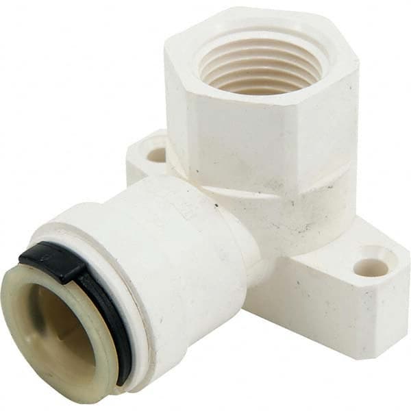 Watts - Plastic Push-To-Connect Tube Fittings Type: Drop Ear Elbow Tube Outside Diameter (mm): 12.7 - Makers Industrial Supply