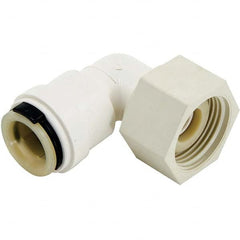 Watts - Plastic Push-To-Connect Tube Fittings Type: Swivel Elbow Tube Outside Diameter (mm): 12.7 - Makers Industrial Supply