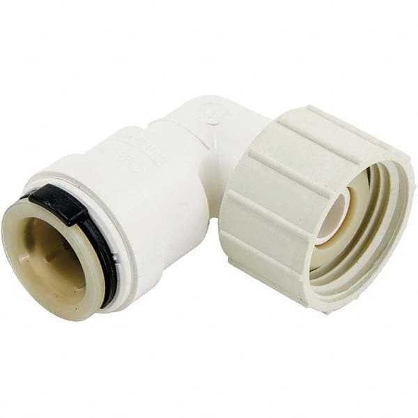 Watts - Plastic Push-To-Connect Tube Fittings Type: Swivel Elbow Tube Outside Diameter (mm): 12.7 x 19.05 - Makers Industrial Supply