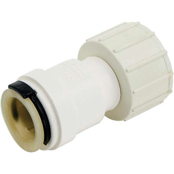 Watts - Plastic Push-To-Connect Tube Fittings Type: Female Union Tube Outside Diameter (mm): 12.7 x 19.05 - Makers Industrial Supply