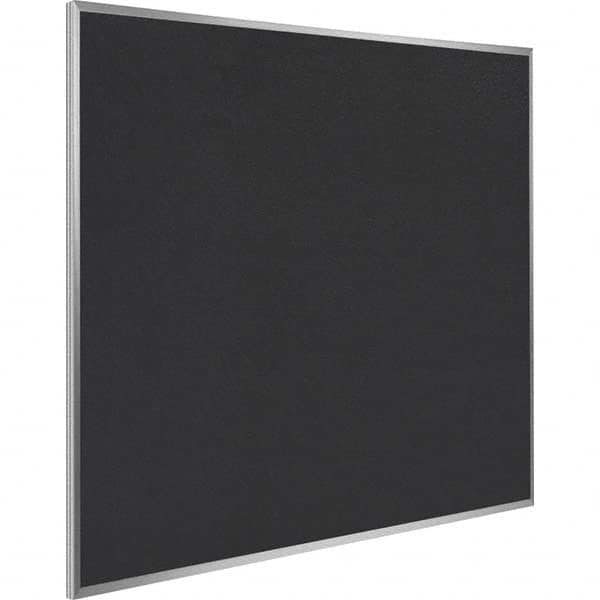 Ghent - Cork Bulletin Boards Style: Recycled Rubber Tack Bulletin Board Color: Black - Makers Industrial Supply