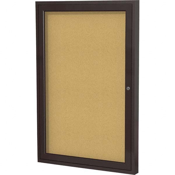 Ghent - Cork Bulletin Boards Style: Enclosed Cork Bulletin Boards Color: Natural Cork - Makers Industrial Supply