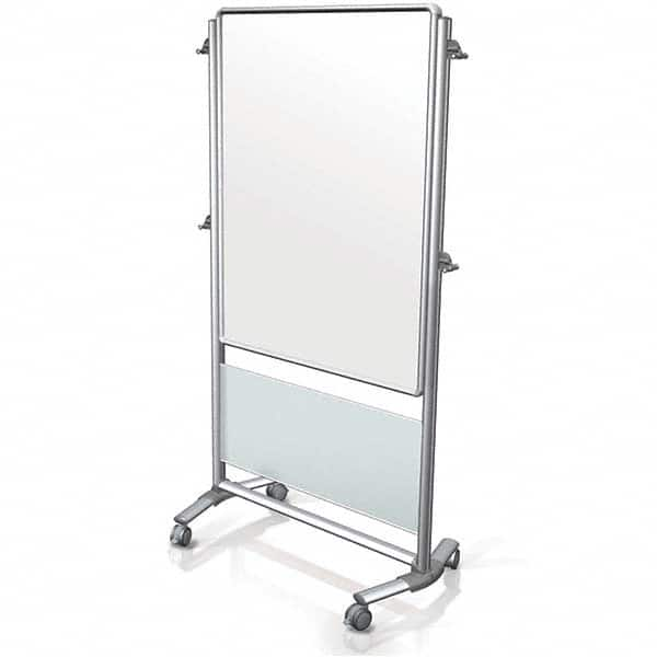 Ghent - Whiteboards & Magnetic Dry Erase Boards Type: Porcelain on steel Magnetic marker board Height (Inch): 75-5/8 - Makers Industrial Supply