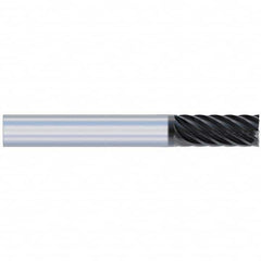 Accupro - 5/8" Diam 8 Flute Solid Carbide 0.06" Corner Radius End Mill - Makers Industrial Supply