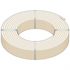 Mueller Industries - 0.862" ID x 1-1/8" OD, 100' Long, PEX-A Tube - Natural with Blue Print, 100 Max psi - Makers Industrial Supply