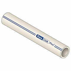 Mueller Industries - 0.862" ID x 1-1/8" OD, 100' Long, PEX-A Tube - Natural with Blue Print, 100 Max psi - Makers Industrial Supply