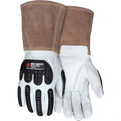 MCR Safety - Size M Kevlar Lined Goatskin Welding Glove - Makers Industrial Supply