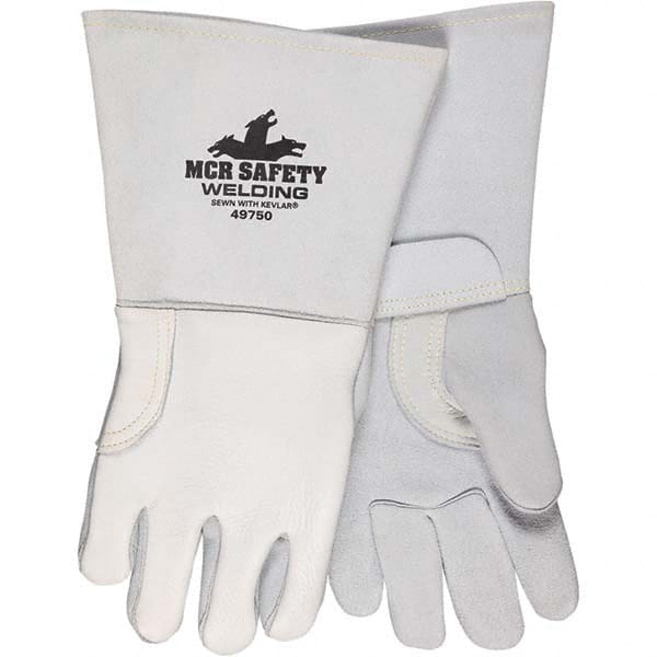 MCR Safety - Size L Foam Lined Elkskin Welding Glove - Makers Industrial Supply