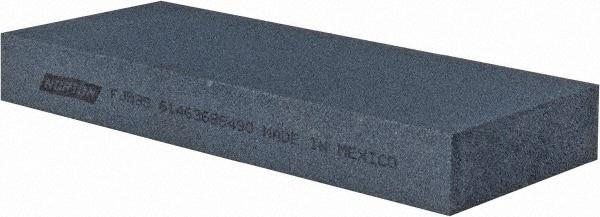 Norton - 5" Long x 2" Wide x 5/8" Thick, Silicon Carbide Sharpening Stone - Rectangle, Fine Grade - Makers Industrial Supply