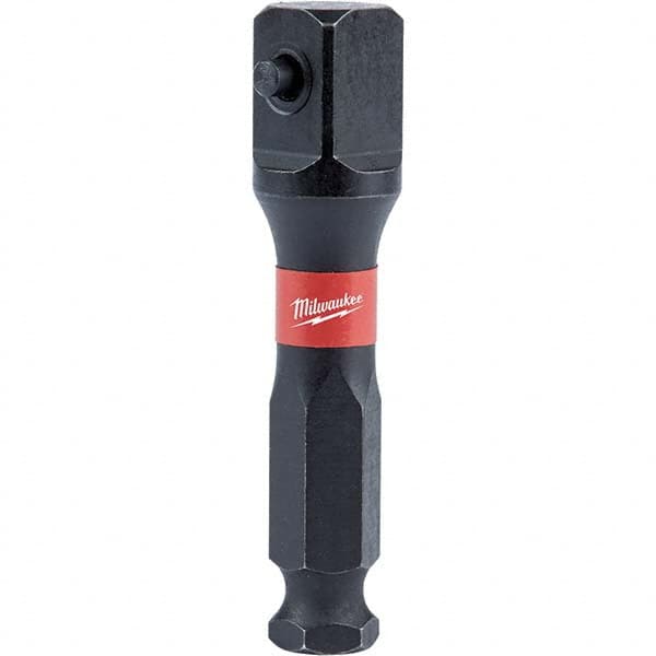 Milwaukee Tool - Socket Adapters & Universal Joints Type: Impact Adapter Male Size: 7/16 Socket Drive to 1/2 Hex - Makers Industrial Supply