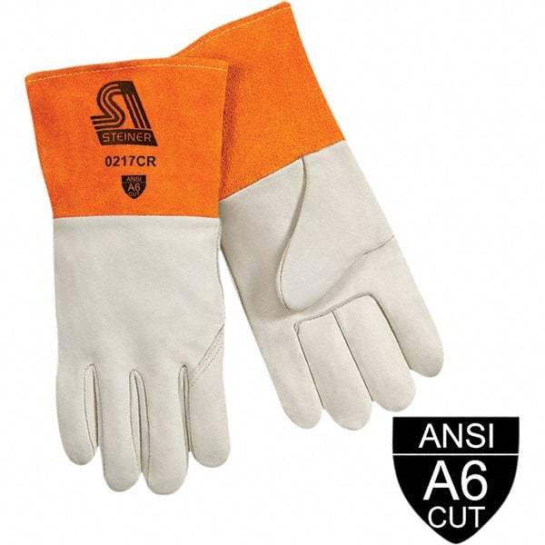 Steiner - Welder's & Heat Protective Gloves Type: Welding Glove Size: 2X-Large - Makers Industrial Supply