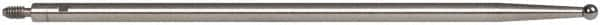 INTERAPID - 0.08" Ball Diam, Carbide, Ball Test Indicator Contact Point - 2.675" Contact Point Length, Use with Brown & Sharpe 74.111965 Interapid 312 Dial Test Indicator - Makers Industrial Supply