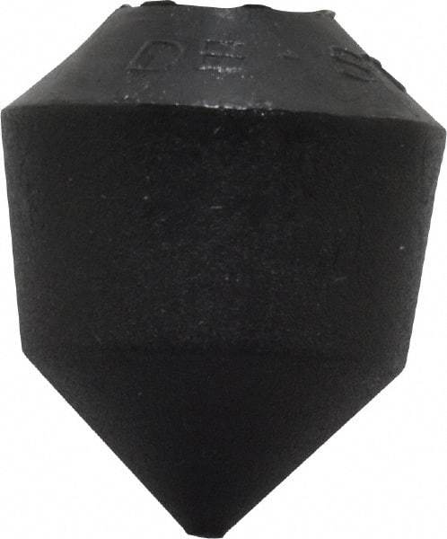 De-Sta-Co - 0.8071" Max Diam, 3/8-16 Thread, Polyurethane, Screw On, Cone Tip, Clamp Spindle Assembly Replacement Cap - For 3/8" Diam Standard Spindle, 0.94" OAL, 0.63" Hole Diam, 0.63" Hole Depth - Makers Industrial Supply