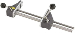 Heinrich - 12-3/4" Jaw Opening Capacity x 3" Throat Depth, Horizontal Drill Press Vise - 5-21/32" Wide x 1-3/4" High Jaw, Stationary Base, Standard Speed, 20-1/2" OAL x 1-3/4" Overall Height - Makers Industrial Supply