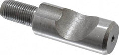 Bison - Lathe Chuck Camlock Stud - 6-1/4" Chuck Diam Compatible, D1-4 Mount, 5/8" OD, M10x1 Thread - Makers Industrial Supply