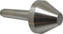 Riten - 2-3/4" Head Diam, Hardened Tool Steel Bull Nose Point Solid Dead Center - 3MT Morse Taper, 2-3/4" Point Diam, 1.508" Point Length - Makers Industrial Supply