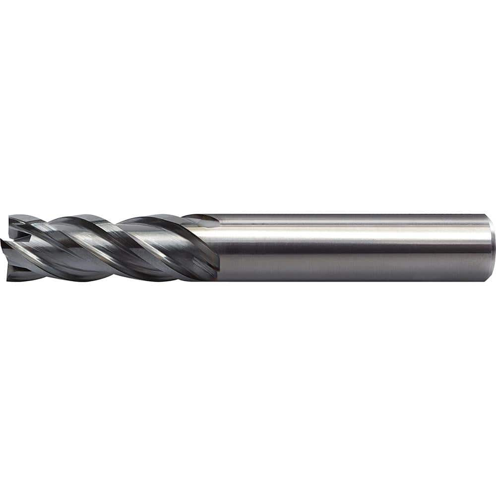 Square End Mill:  N/A Flutes,  Solid Carbide SquareEnd,  UT CoatFinish,  SpiralFlute,  40&deg N/A Mfr Grade Super MG, Series CXES