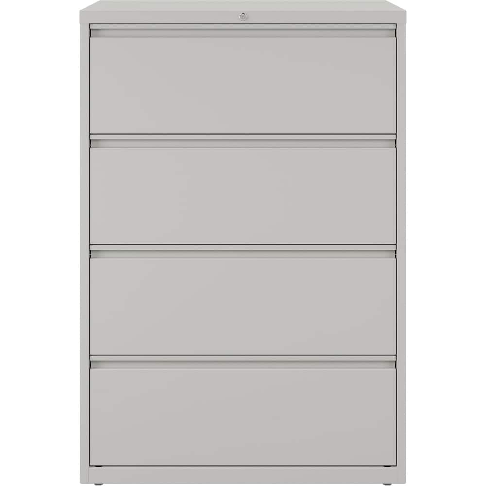 File Cabinets & Accessories; File Cabinet Type: Horizontal; Color: Light Gray; Material: Steel; Number Of Drawers: 4.000