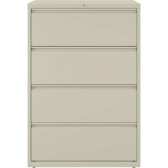 File Cabinets & Accessories; File Cabinet Type: Horizontal; Color: Putty; Material: Steel; Number Of Drawers: 4.000