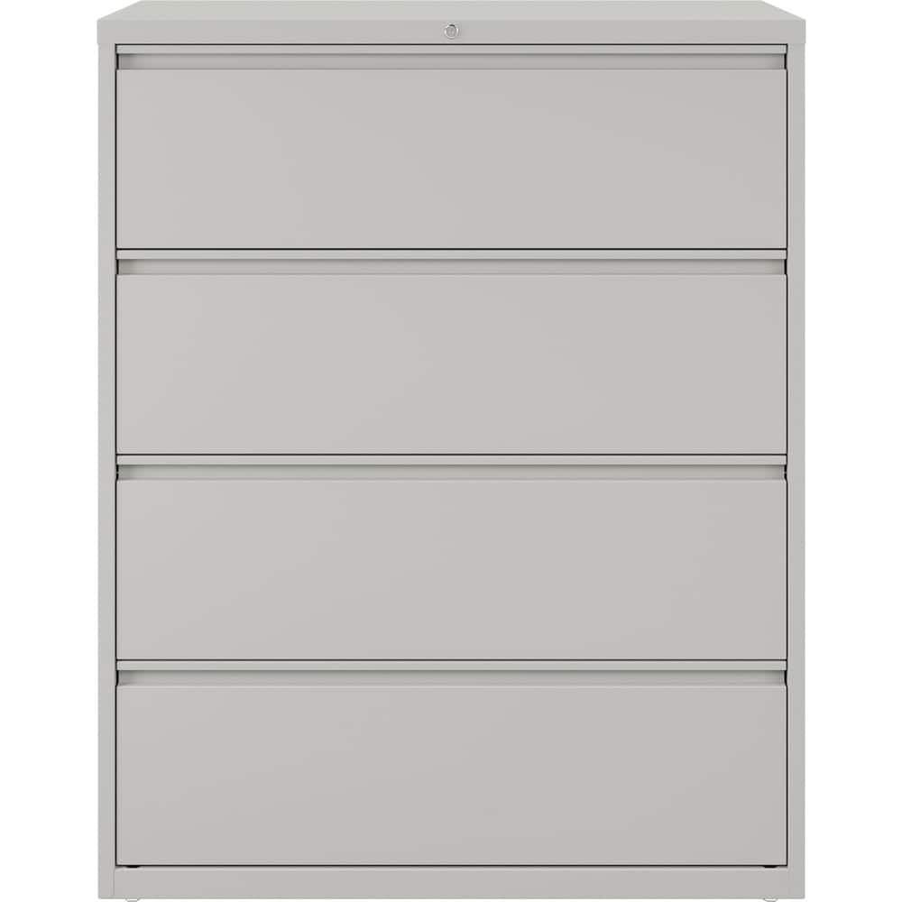 File Cabinets & Accessories; File Cabinet Type: Horizontal; Color: Light Gray; Material: Steel; Number Of Drawers: 4.000