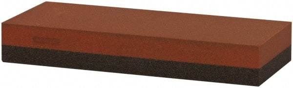 Norton - 5" Long x 2" Wide x 3/4" Thick, Aluminum Oxide Sharpening Stone - Rectangle, Coarse, Fine Grade - Makers Industrial Supply