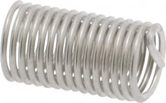 Heli-Coil - M5x0.80 Metric Coarse, 15mm OAL, Free Running Helical Insert - 15-1/8 Free Coils, Tanged, 304 Stainless Steel, Bright Finish, 3D Insert Length - Makers Industrial Supply