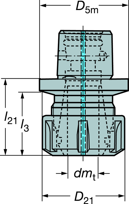 C43911425038 CAPTO ADAPTER - Makers Industrial Supply