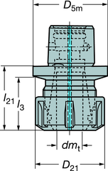 C43911425038 CAPTO ADAPTER - Makers Industrial Supply