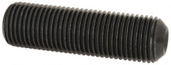 Value Collection - 1/2-20 UNF, 1-3/4" OAL, Cup Point Set Screw - Grade ASTM F912 Alloy Steel, 1/4" Key - Makers Industrial Supply