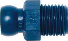 Loc-Line - 1/4" Hose ID, Male to Female Coolant Hose Connector - 1/4" BSPT, For Loc-Line Modular Hose Systems - Makers Industrial Supply