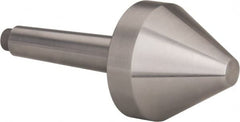 Riten - 2-1/8" Head Diam, Hardened Tool Steel Bull Nose Point Solid Dead Center - 2MT Morse Taper, 2-1/8" Point Diam, 1.4" Point Length - Makers Industrial Supply