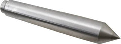 Riten - 7/8" Head Diam, Carbide-Tipped Steel Standard Point Solid Dead Center - Jarno 7 Taper, 7/8" Point Diam, 1-3/16" Point Length, 5-1/4" OAL - Makers Industrial Supply