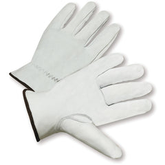 Select Grain Goatskin Leather Drivers Gloves Small - Makers Industrial Supply