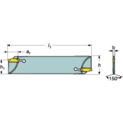 N123D15-21A2 CoroCut® 1-2 Blade for Parting - Makers Industrial Supply