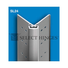 Piano Hinge: Full Mortise Aluminum, Anodized Finish