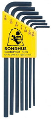 Bondhus - 7 Piece L-Key Hex Key Set - Makers Industrial Supply