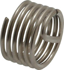 Recoil - M12x1.50 Metric Fine, 12mm OAL, Free Running Helical Insert - 7-1/4 Free Coils, Tanged, Stainless Steel, Bright Finish, 1D Insert Length - Makers Industrial Supply