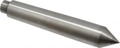 Riten - 0.599" Head Diam, Carbide-Tipped Steel Standard Point Solid Dead Center - B&S 6 Brown & Sharpe Taper, 0.599" Point Diam, 15/16" Point Length, 3-5/8" OAL - Makers Industrial Supply