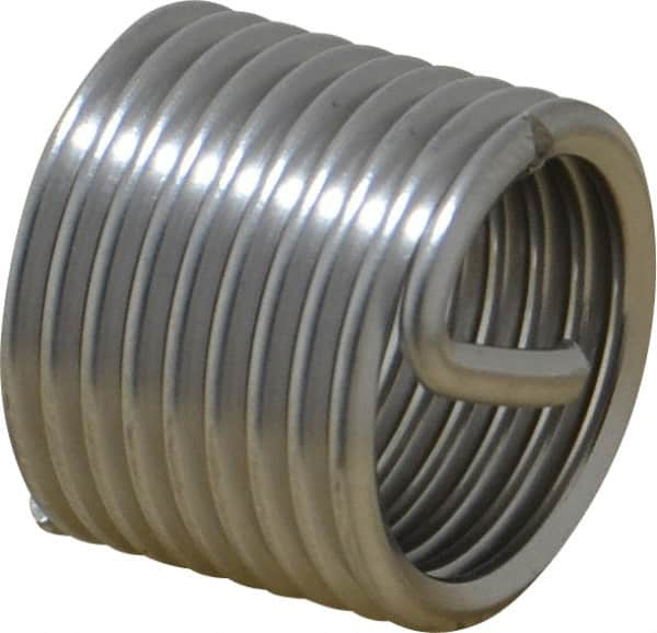 Recoil - M16x2.00 Metric Coarse, 24" OAL, Free Running Helical Insert - 9-3/4 Free Coils, Tanged, Stainless Steel, 1-1/2D Insert Length - Exact Industrial Supply