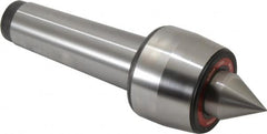 Rohm - MT6 Taper Shank, 4.134" Head Diam 2,500 Lb Capacity Live Center - 2,600 Max RPM, 3.217" Head Length, 1.9685" Point Diam, 2.264" Point Len, 7,700 Lb Max Workpc, 13.15" OAL, Standard Point - Makers Industrial Supply