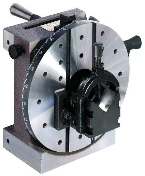 Harig - 24 Position, V-Block Grinding Fixture & Indexing Spacer - 4" High Centerline, 1-3/16" Spacer Through Hole, 8-5/16" OAL, 7-41/64" Overall Height - Makers Industrial Supply