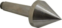 Riten - 2-3/4" Head Diam, Hardened Tool Steel Pipe Nose Point Solid Dead Center - 4MT Morse Taper, 2-3/4" Point Diam, 2.37" Point Length - Makers Industrial Supply