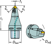 C6-DCMNN-00090-16 Capto® and SL Turning Holder - Makers Industrial Supply