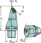 C6-DDMNL-33120-15 Capto® and SL Turning Holder - Makers Industrial Supply